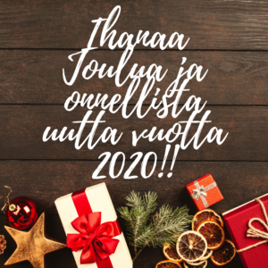 Hyvää joulua ja onnellista uutta vuotta 2020!